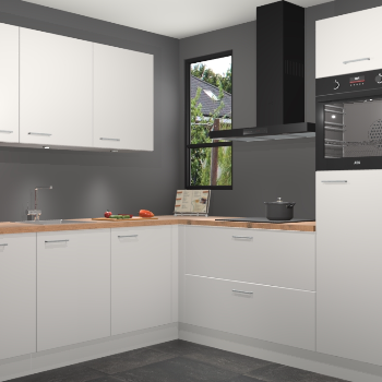 Zijdegrijze keuken Johannesburg 106446