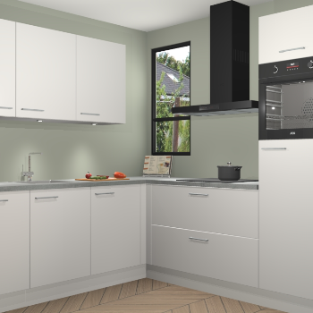 Zijdegrijze keuken Johannesburg 106459