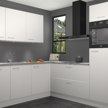 Zijdegrijze keuken Johannesburg 106460