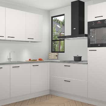 Zijdegrijze keuken Johannesburg 106463