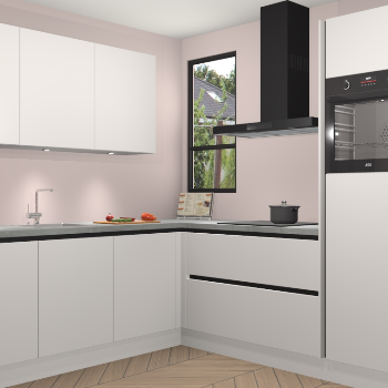 Zijdegrijze greeploze keuken Johannesburg 106465