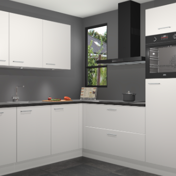 Zijdegrijze keuken Johannesburg 106594