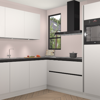 Zijdegrijze greeploze keuken Johannesburg 106598