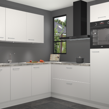 Zijdegrijze keuken Johannesburg 106600