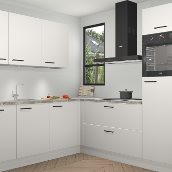 Zijdegrijze keuken Johannesburg 106602