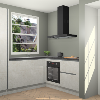 Beton Opal greeploze keuken Harbin 107400