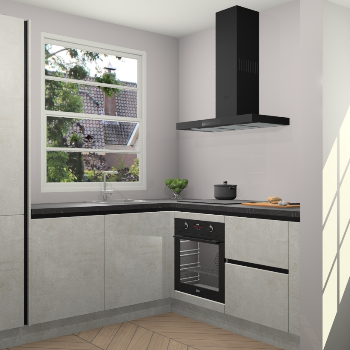 Beton Opal greeploze keuken Harbin 107403