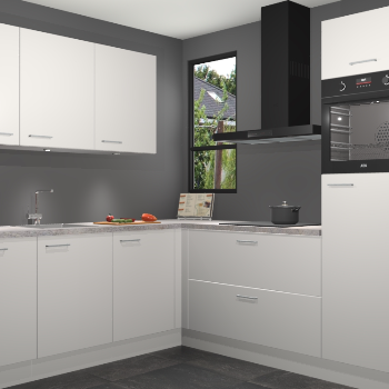 Zijdegrijze keuken Johannesburg 106625