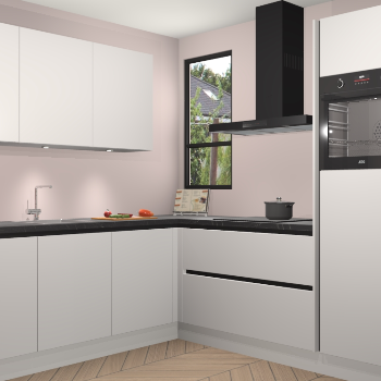 Zijdegrijze greeploze keuken Johannesburg 106641