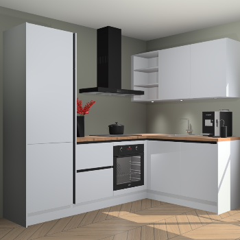 Sneeuwwitte greeploze keuken Pilsen 106769