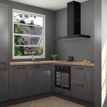 Beton Antraciet keuken Harbin 107607