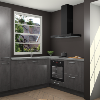 Beton Antraciet keuken Harbin 107716