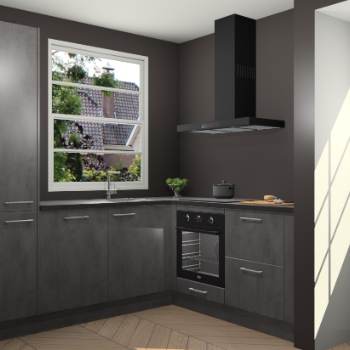 Beton Antraciet keuken Harbin 107722