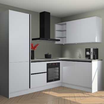 Sneeuwwitte greeploze keuken Pilsen 106939