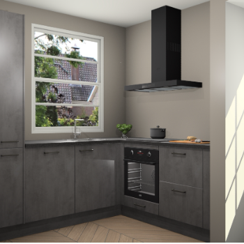 Beton Antraciet keuken Harbin 107726