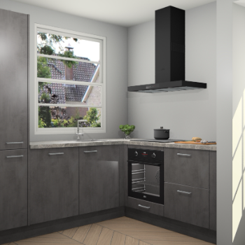 Beton Antraciet keuken Harbin 107729