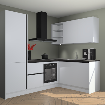 Sneeuwwitte greeploze keuken Pilsen 106945