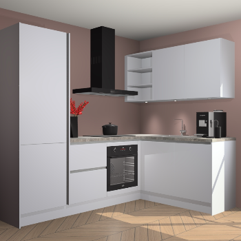 Sneeuwwitte greeploze keuken Pilsen 106948