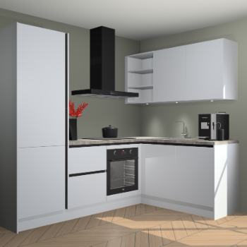 Sneeuwwitte greeploze keuken Pilsen 106951