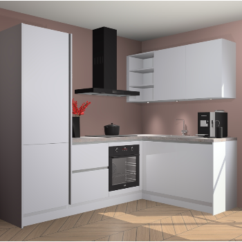 Sneeuwwitte greeploze keuken Pilsen 106954