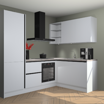 Sneeuwwitte greeploze keuken Pilsen 106957