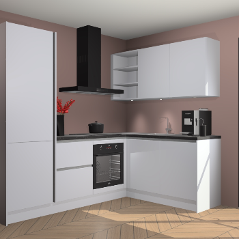 Sneeuwwitte greeploze keuken Pilsen 106960