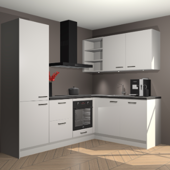 Zijdegrijze keuken Pilsen 107017