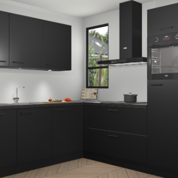 Zwarte keuken Johannesburg 106833