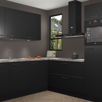 Zwarte keuken Johannesburg 106843