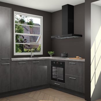 Beton Antraciet keuken Harbin 107734