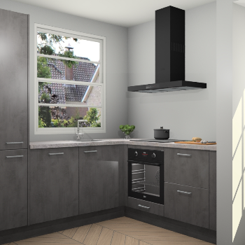 Beton Antraciet keuken Harbin 107735