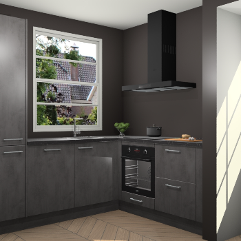 Beton Antraciet keuken Harbin 107740