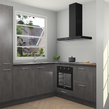 Beton Antraciet keuken Harbin 107741