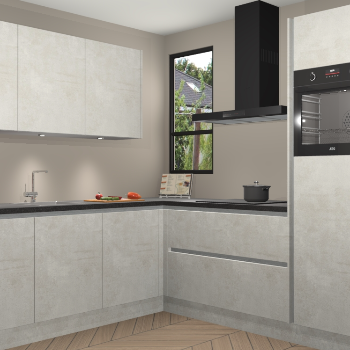 Beton Opaal greeploze keuken Johannesburg 107160