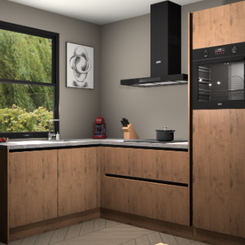 Astoria Eiken greeploze keuken Kinshasa 103629