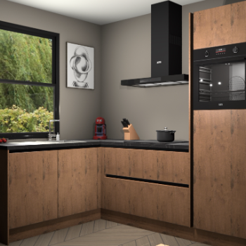 Astoria Eiken greeploze keuken Kinshasa 103635