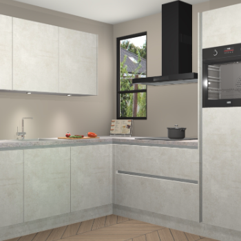 Beton Opaal greeploze keuken Johannesburg 107180