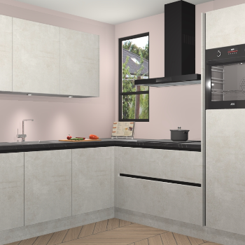 Beton Opaal greeploze keuken Johannesburg 107197