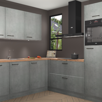 Beton Parelgrijs keuken Johannesburg 107209