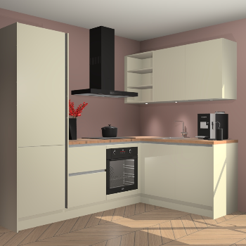 Magnolia greeploze keuken Pilsen 107039