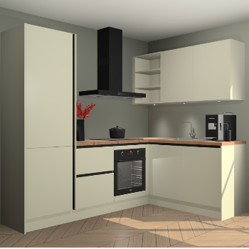 Magnolia greeploze keuken Pilsen 107042