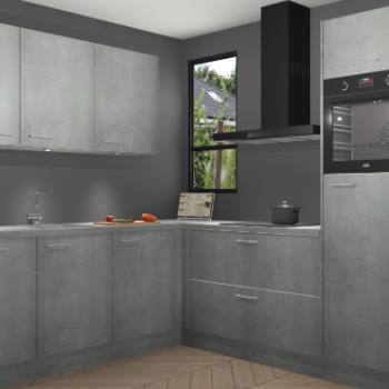 Beton Parelgrijs keuken Johannesburg 107258