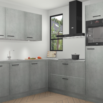 Beton Parelgrijs keuken Johannesburg 107260