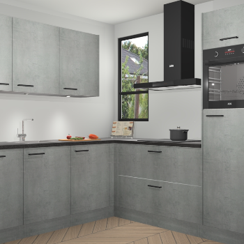 Beton Parelgrijs keuken Johannesburg 107291