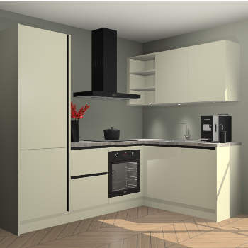 Magnolia greeploze keuken Pilsen 107281