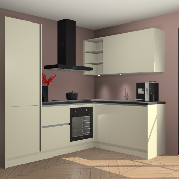 Magnolia greeploze keuken Pilsen 107298