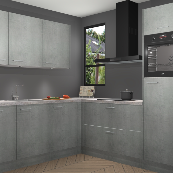 Beton Parelgrijs keuken Johannesburg 107355