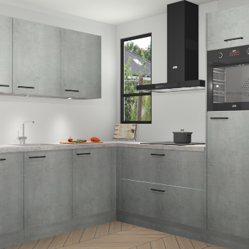 Beton Parelgrijs keuken Johannesburg 107357