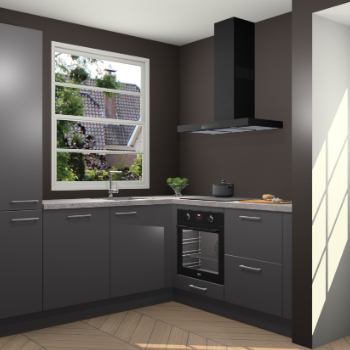 Onyxgrijze keuken Harbin 42646