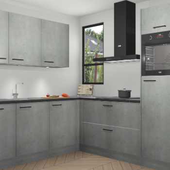 Beton Parelgrijs keuken Johannesburg 107371